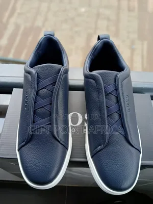 Navy Blue Boss Smart Casual Shoes