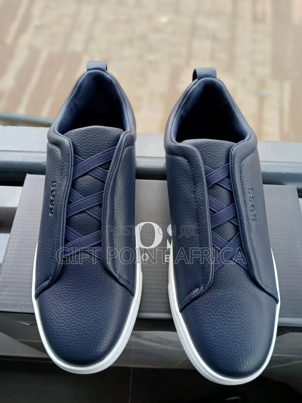 Navy Blue Boss Smart Casual Shoes - thumbnail 2
