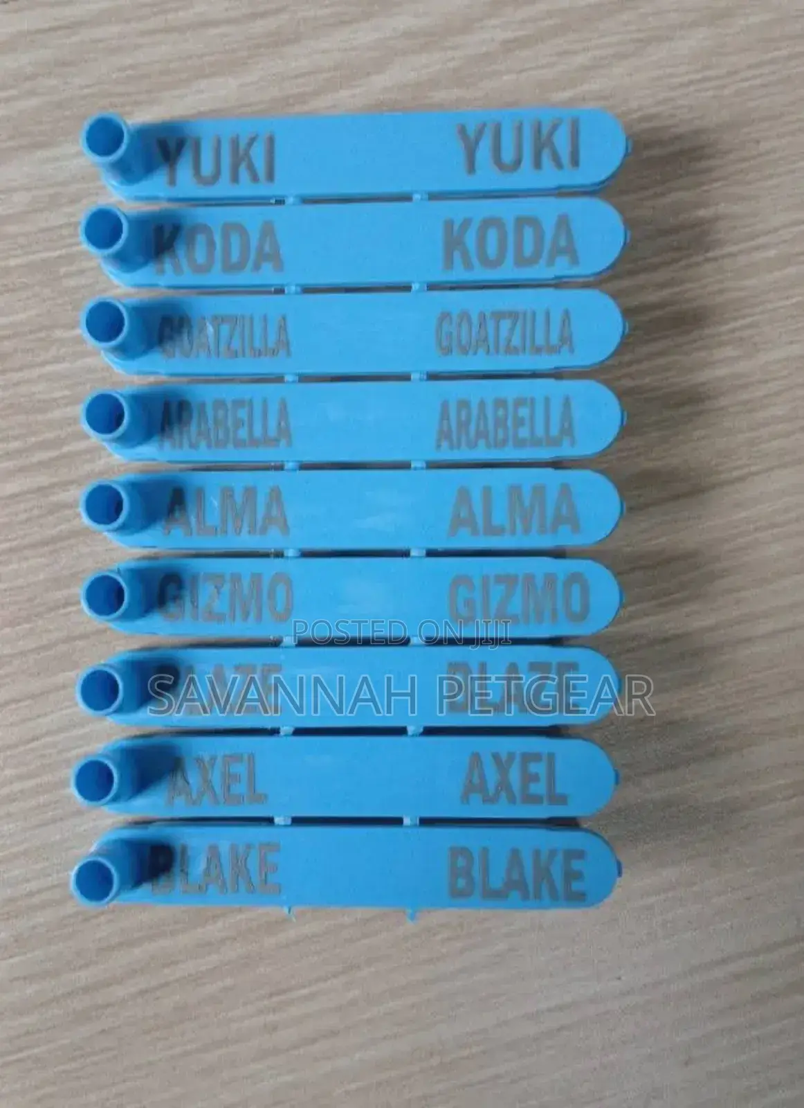 Laser Customized Livestock Ear Tags for Sheep Goats (Tip Twin Tags)