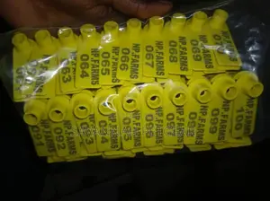 Laser Customized Livestock Ear Tags for Sheep Goats (Tip Twin Tags)