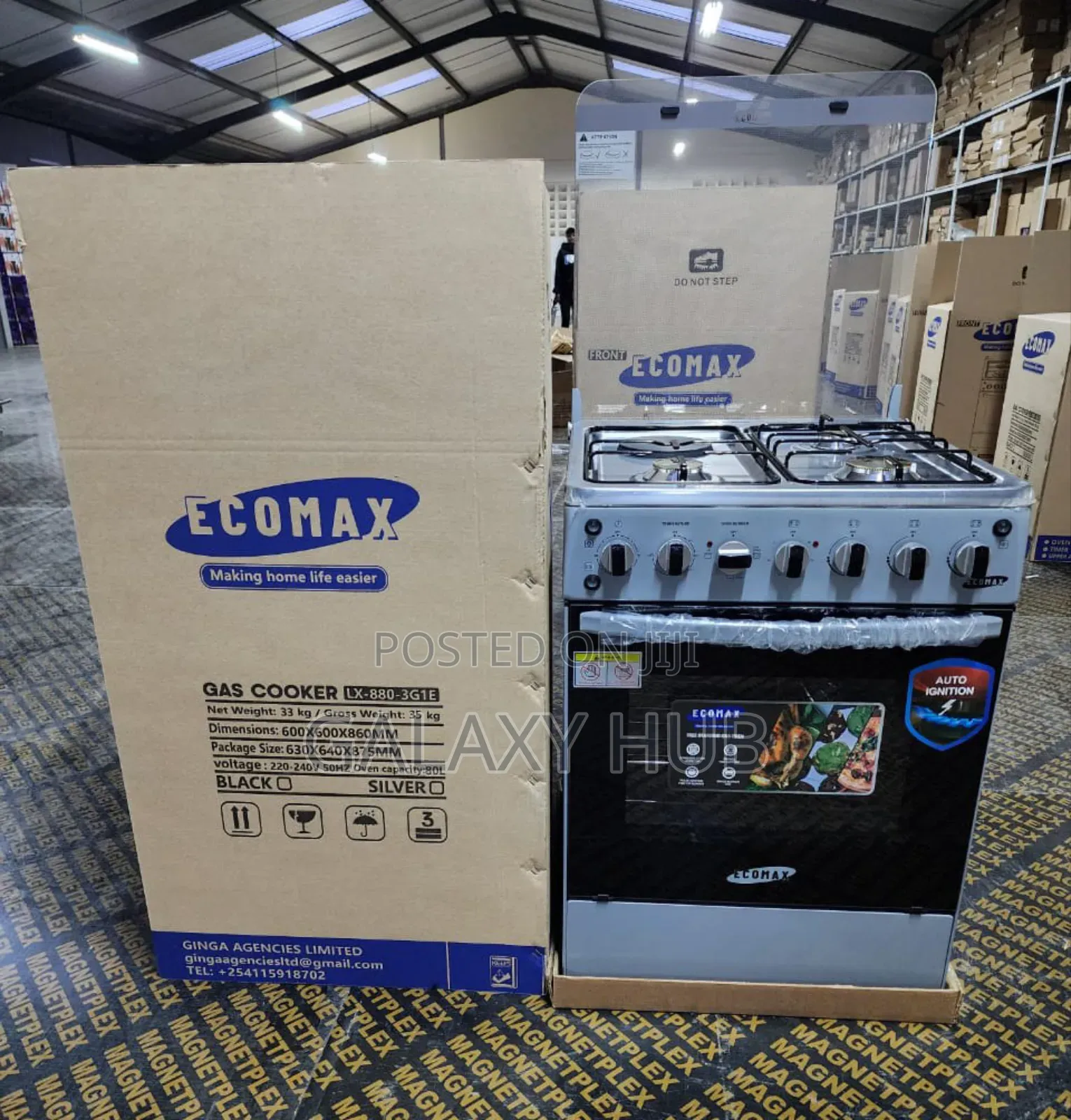 Ecomax 60*60 3+1 Standing Cooker