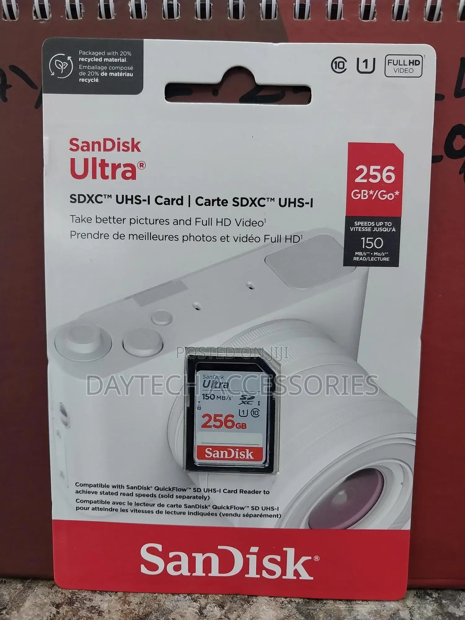 Sandisk Ultra SDHC Card and SDXC Card Up to 150mb/S - 256gb