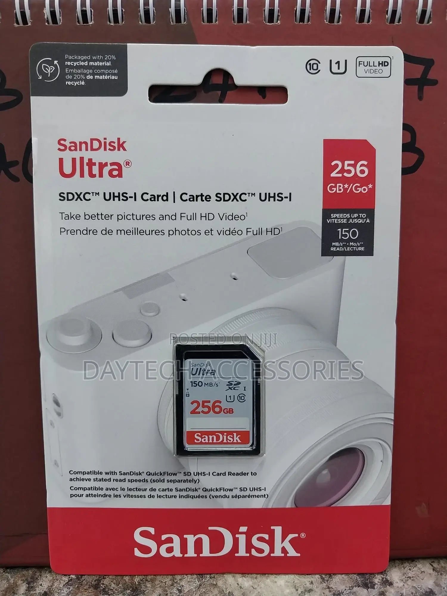 Sandisk Ultra SDHC Card and SDXC Card Up to 150mb/S - 256gb