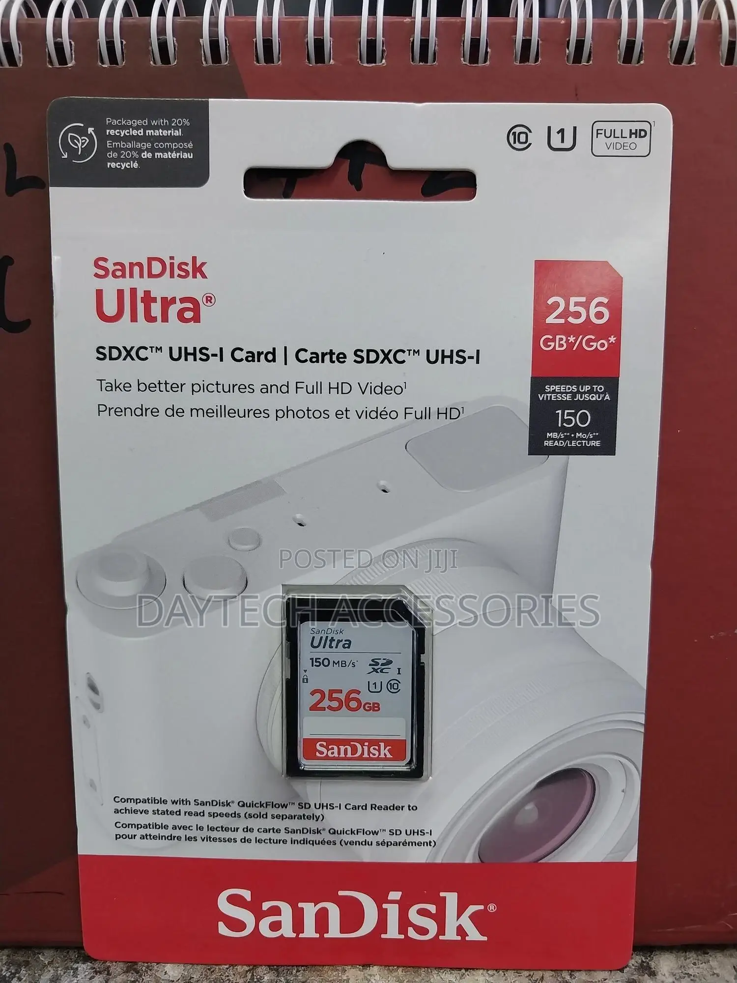 Sandisk 256gb Ultra SDHC Uhs-I Memory Card