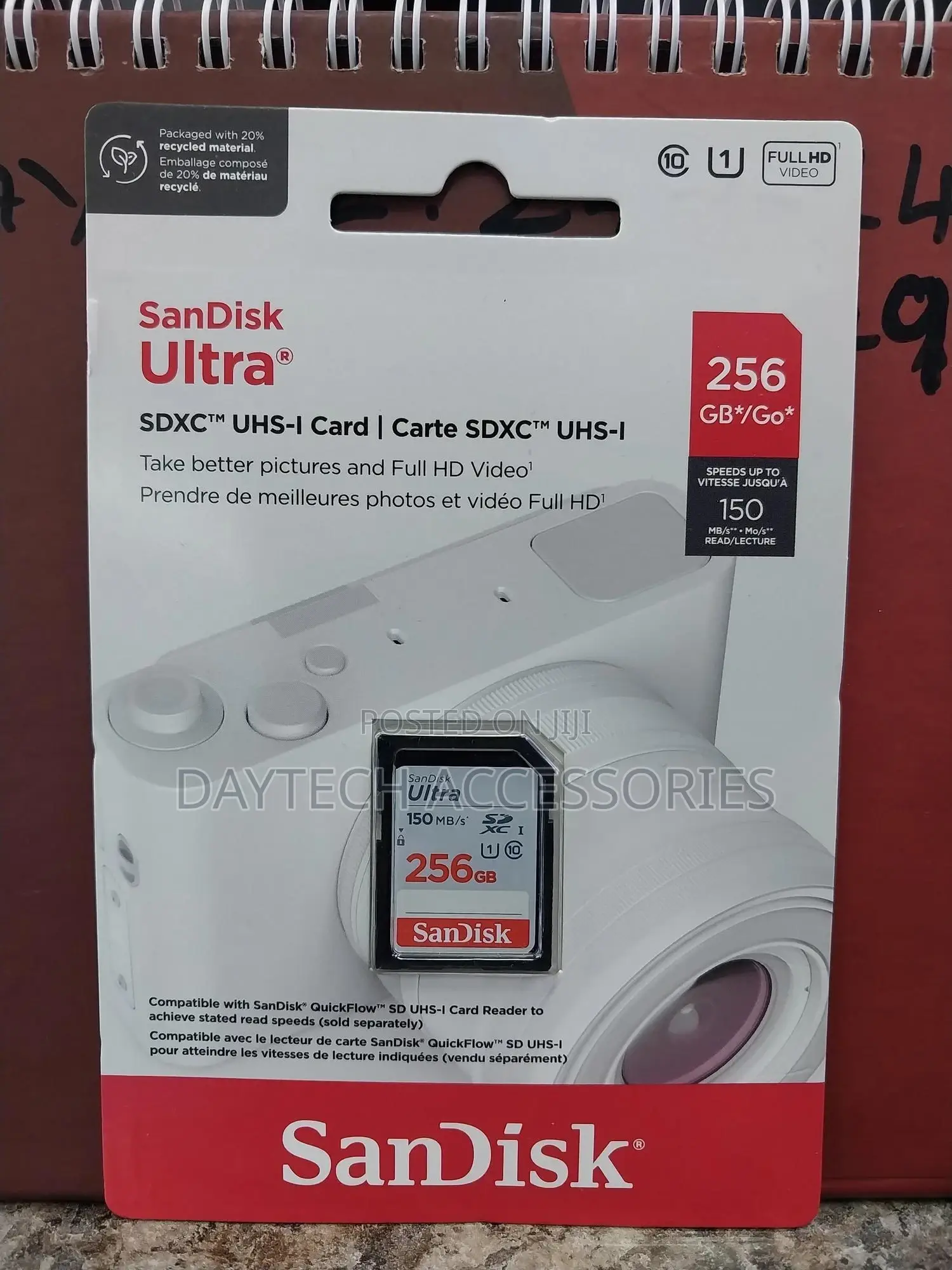 Sandisk 256gb Ultra SDHC Uhs-I Memory Card