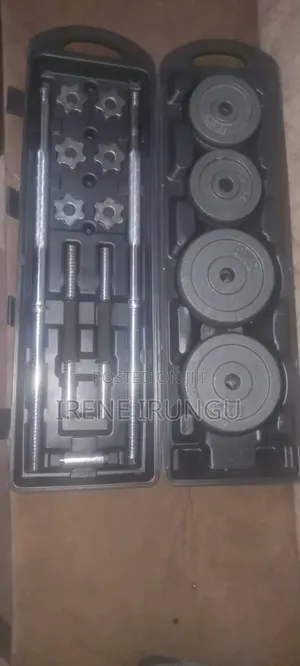 York 50kgs Dumbbells Grey 50kgs Set.