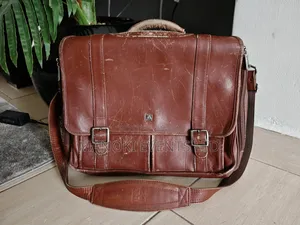 Avenues Harness Leather Antique Vintage Briefcase Laptop Messenger Bag