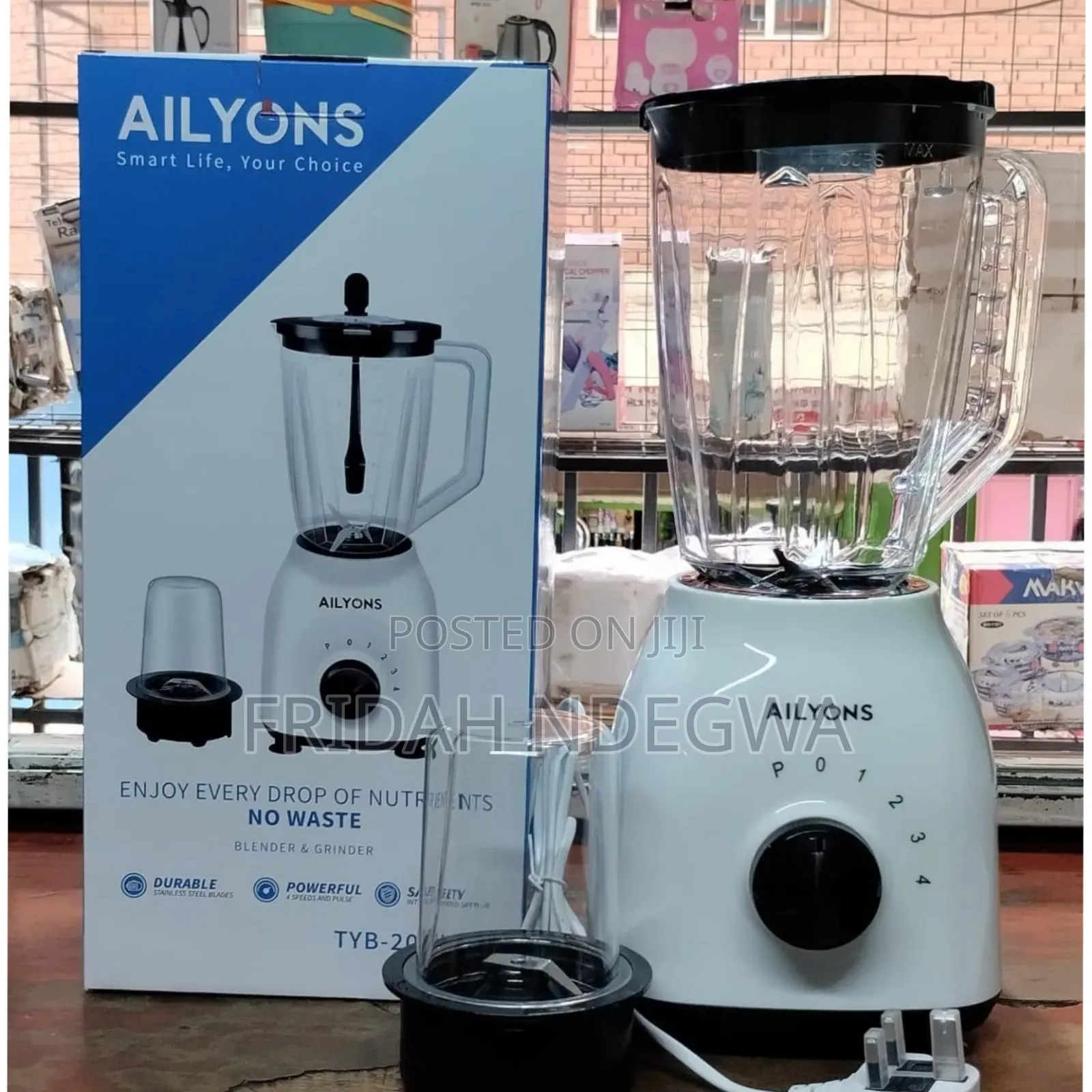 Ailyons 2 In 1 Blender
