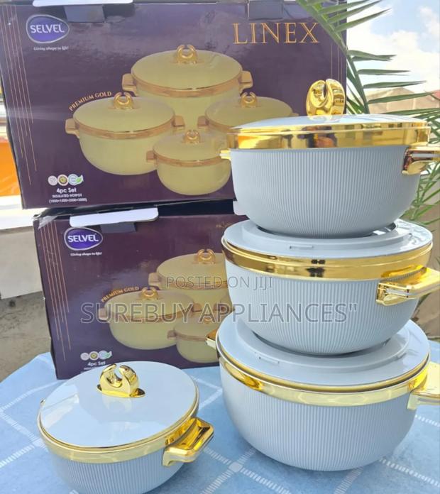 Linex 4pcs Hotpots – Premium Insulated Food Warmers