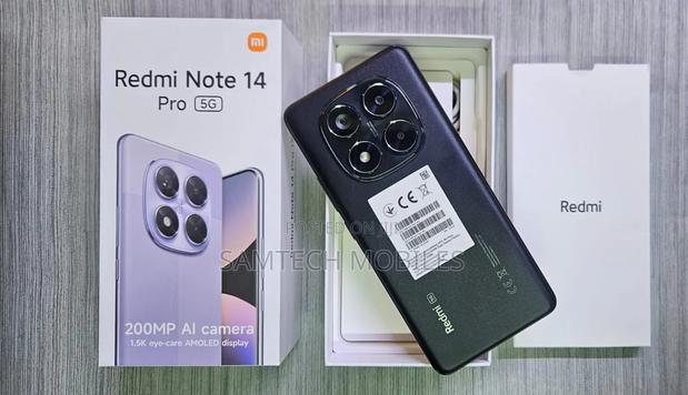Xiaomi Redmi Note 14 Pro 256 GB Black - main view