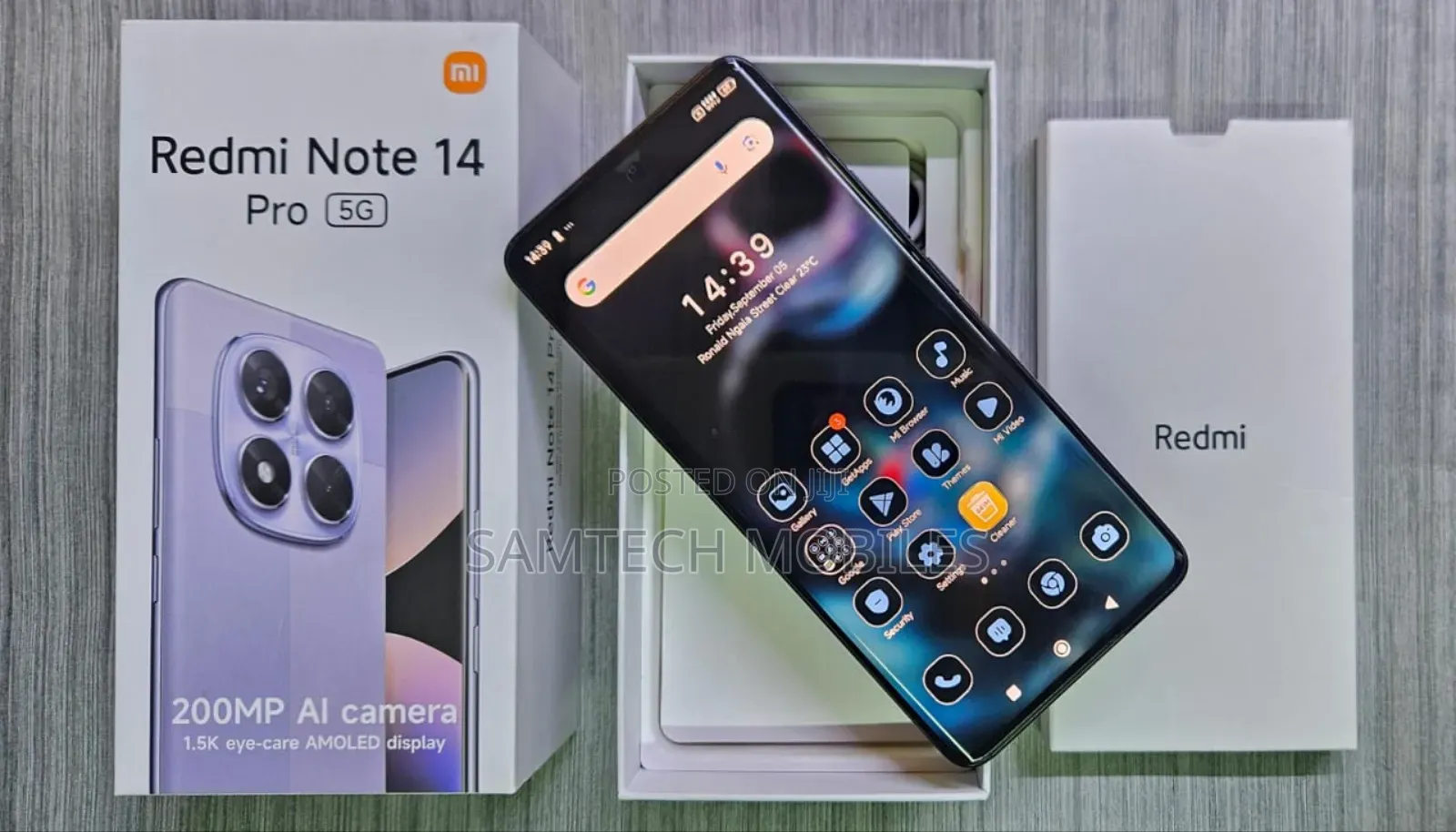 Xiaomi Redmi Note 14 Pro 256 GB Black