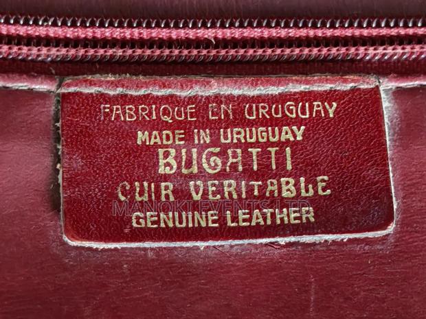 Bugatti Leather Brown Antique Vintage Laptop Briefcase Document Bag - thumbnail 8