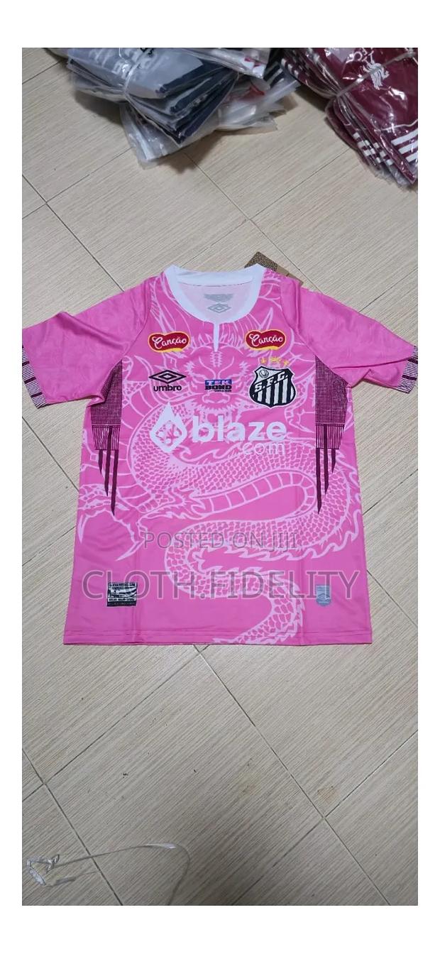 Santos Neymar Pink Jersey - thumbnail 2