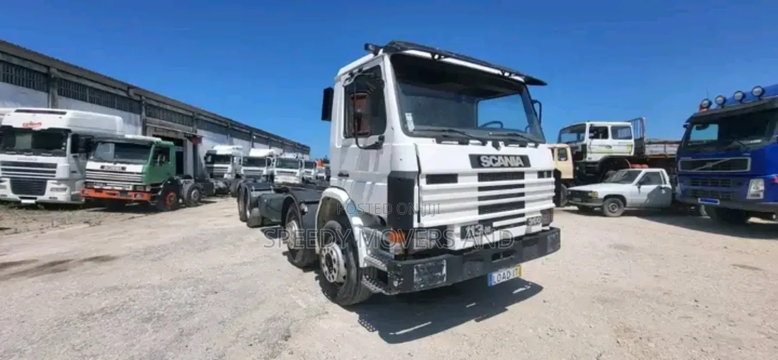 Flatbed Trailers Accessible for Goods Delivery and Logistics
