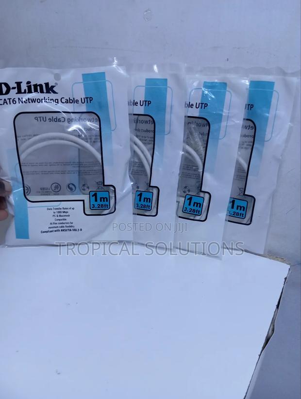 1m D-Link Cat6 Patch Cord 1m Rj45 - main view