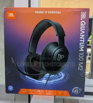 JBL Quantum 100m2 - Wired Over-Ear Gaming Headset (Black)
