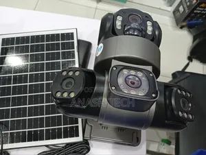 Wifi PTZ Solar Camera V380 Tripple Lens CCTV