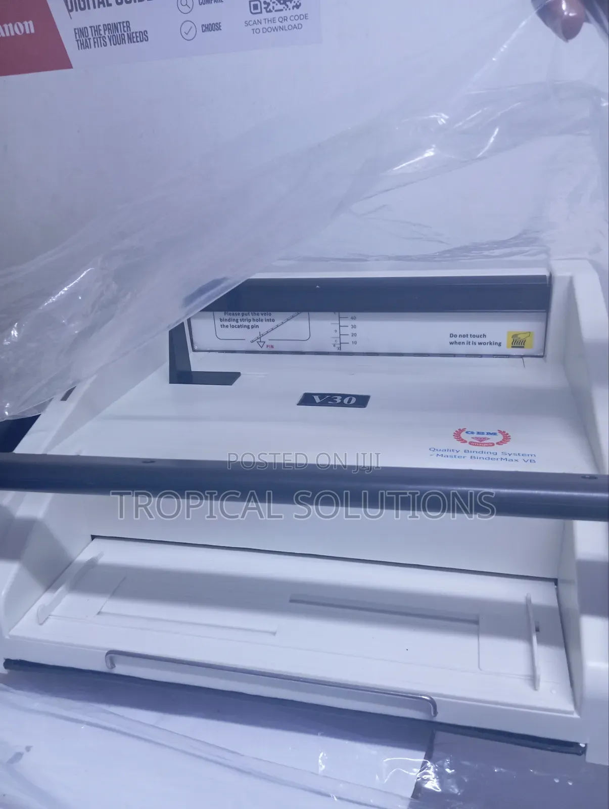 Velov30 Binding Machine