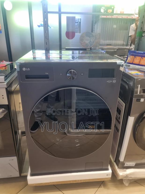 Lg F0z6dyp24 Front Load Washing Machine – Silver 15kg – 6 Motion Ai - thumbnail 4