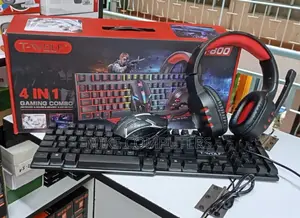 Gaming Keyboard Mouse Headset Set 5in1 Gamer