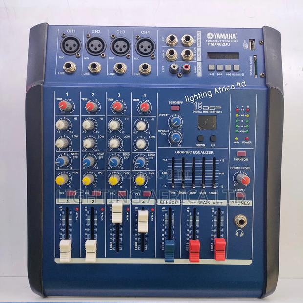 Dynamic 4 Channels Yamaha Proffesional Usb/Bluetooth Powered Mixer