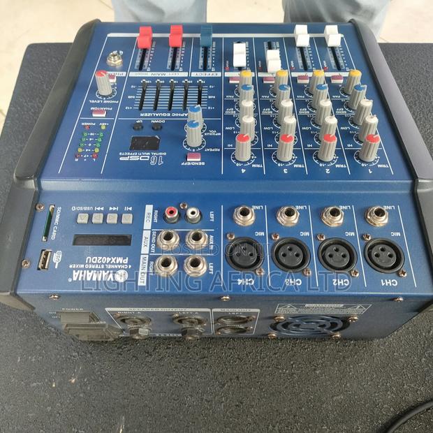 Dynamic 4 Channels Yamaha Proffesional Usb/Bluetooth Powered Mixer - thumbnail 4