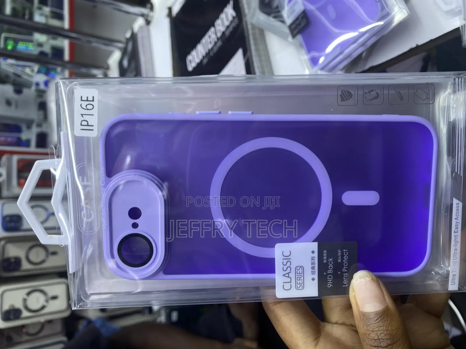 Bqwerty Translucent Magnetic Matte iPhone 16e Case