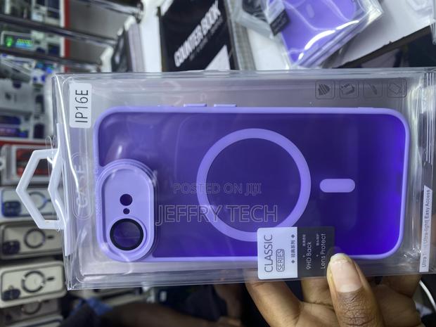 Bqwerty Translucent Magnetic Matte iPhone 16e Case - main view