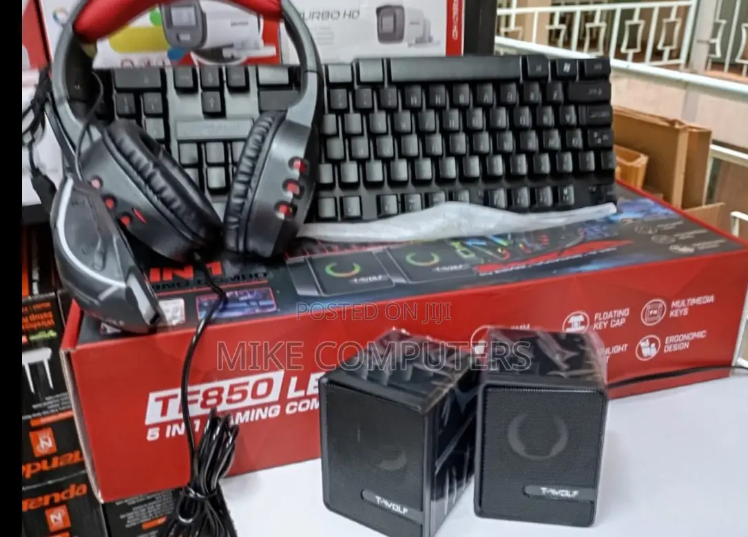 Gaming Keyboard and Mouse,Headset,Mousepad,5 In1