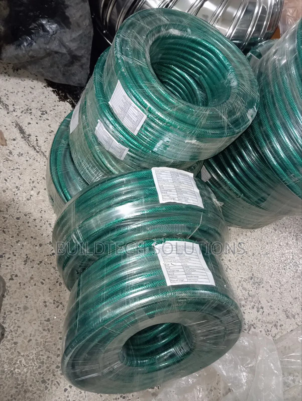 Pro Hose / Braided Green Hose 3/4" 50 MTRS