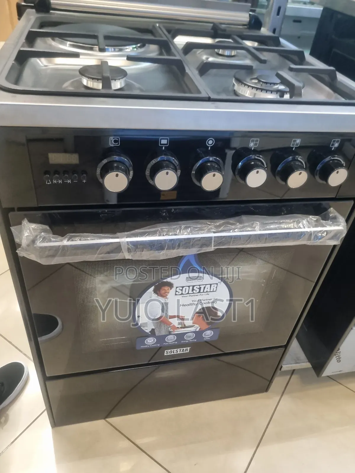 Solstar 60×60 Cm, 3 Gas +1 Hotplate Cookers (So-631dkeinbss)
