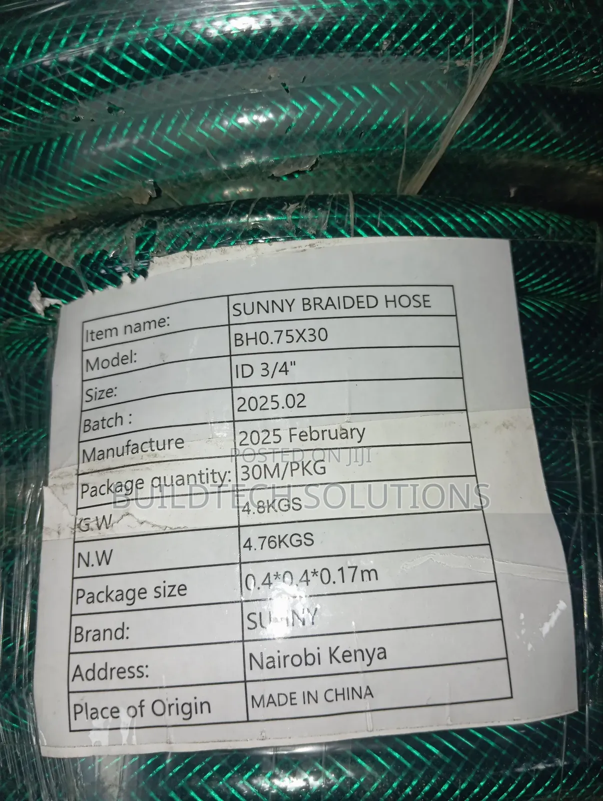 3/4" 50 MTRS Braided Hose Pipe