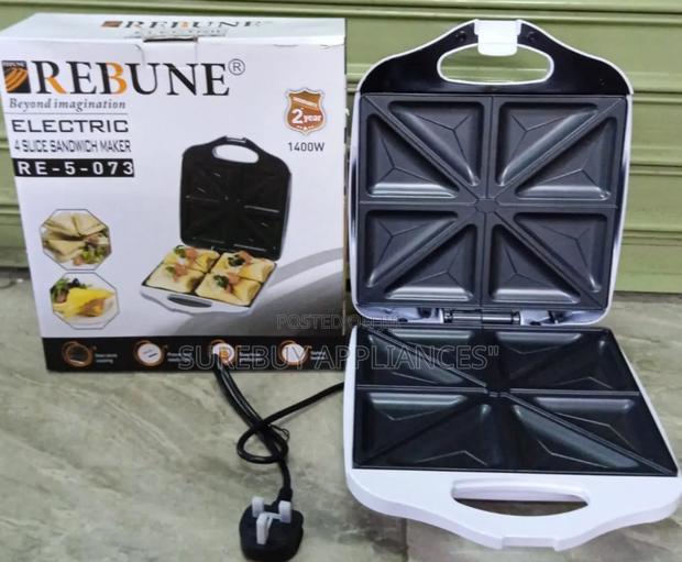 *Rebune 4 Slice Sandwich Maker - main view