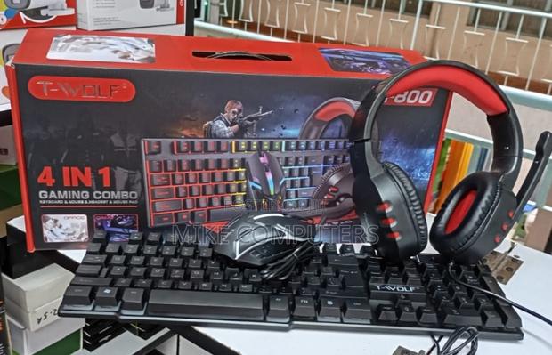 4 in 1 Gaming Keyboard for Pc and Playstation Headset