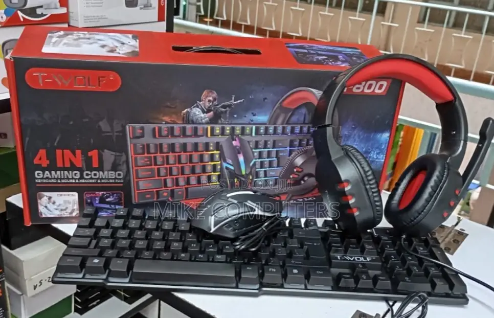 4 in 1 Gaming Keyboard for Pc and Playstation Headset