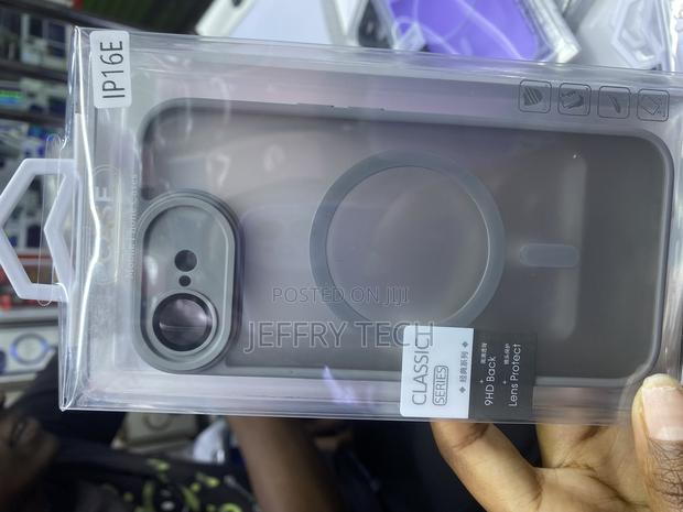 Jabiytu Translucent Magnetic Matte Phone Case for iPhone 16e
