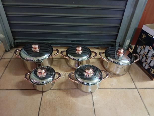 10pc Stainless Steel Induction Sufuria - thumbnail 4