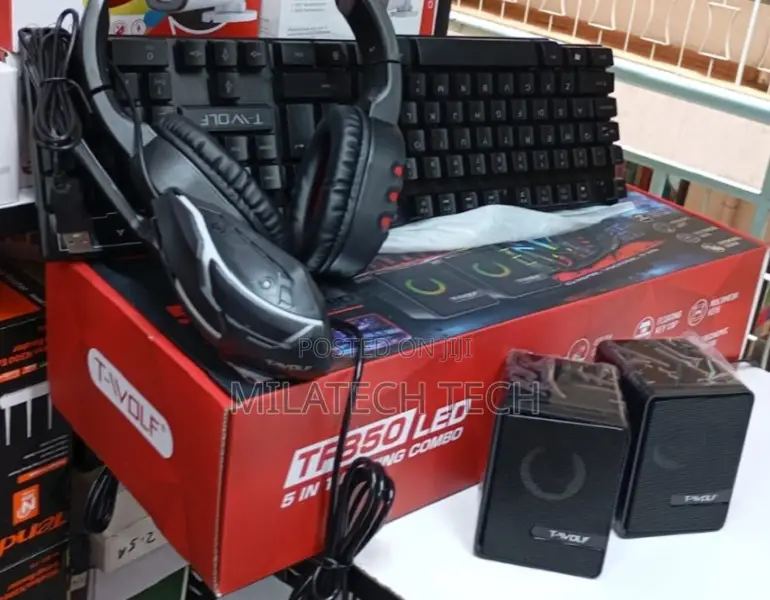 Twolf in 5in1 Gaming Keyboard Combo Good