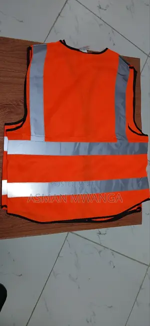 Reflective Jacket Heavy Duty With Zip And Pockets