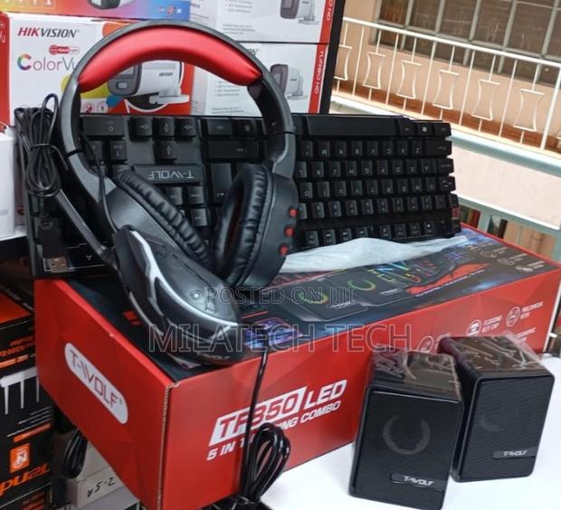 Gaming Keyboard Combo 5 in 1 Lighting