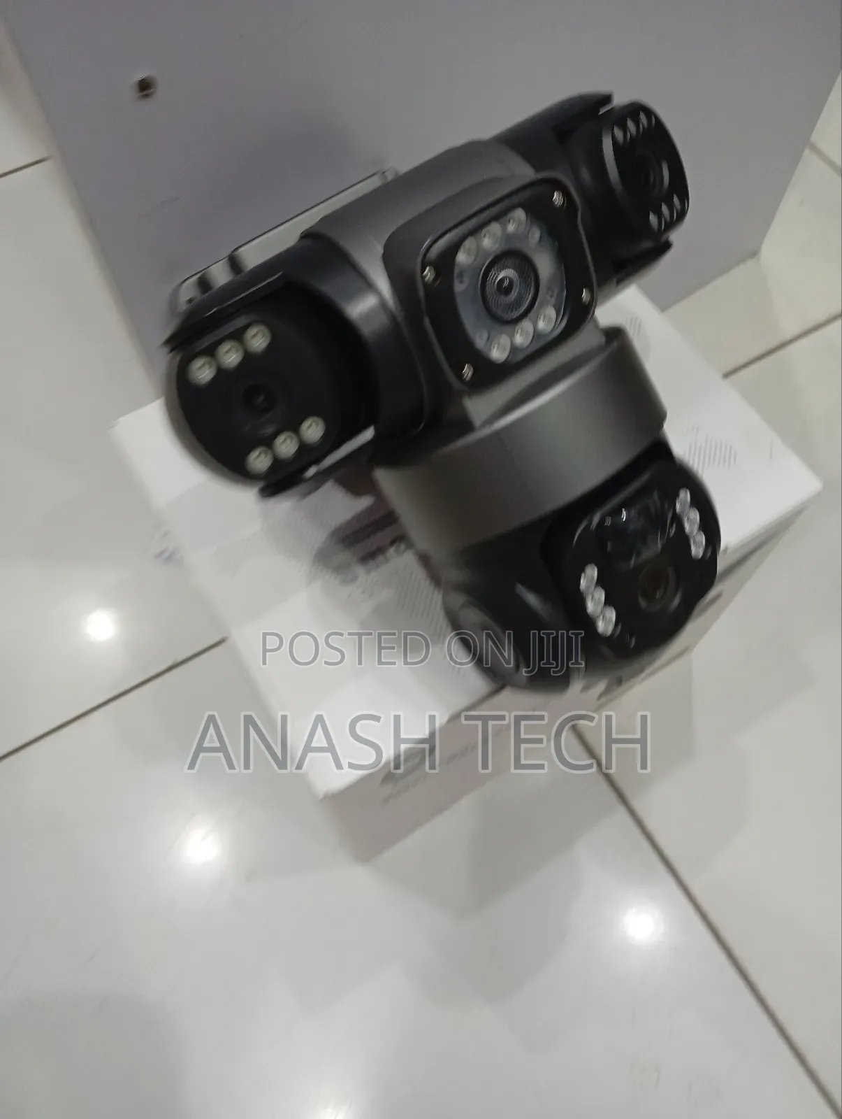 3-Lens Solar CCTV Trpple Lens With Night Vision