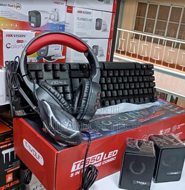 Gaming Keyboard Combo 5 in 1usb Connectivty