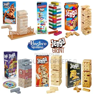 Plastic Jenga Blocks Games Available