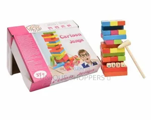 Cartoon Jenga Blocks Available