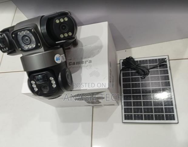Advanced Wifi Solar Tripple Lens Outdoor Security CCTV Camera