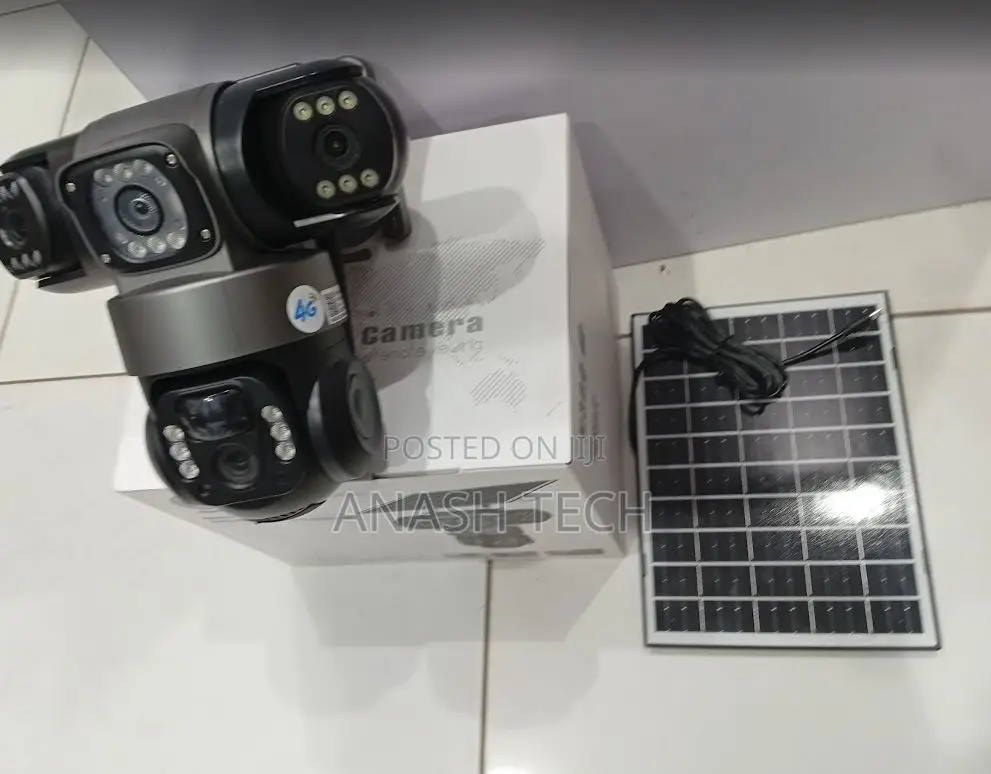 Advanced Wifi Solar Tripple Lens Outdoor Security CCTV Camera