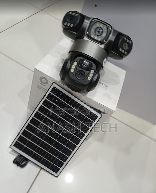 Enhanced Wifi Tripple Lens CCTV Outdoor Night Vision PTZ Camera - main view