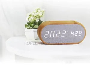 Wooden Wireless Alarm Clock