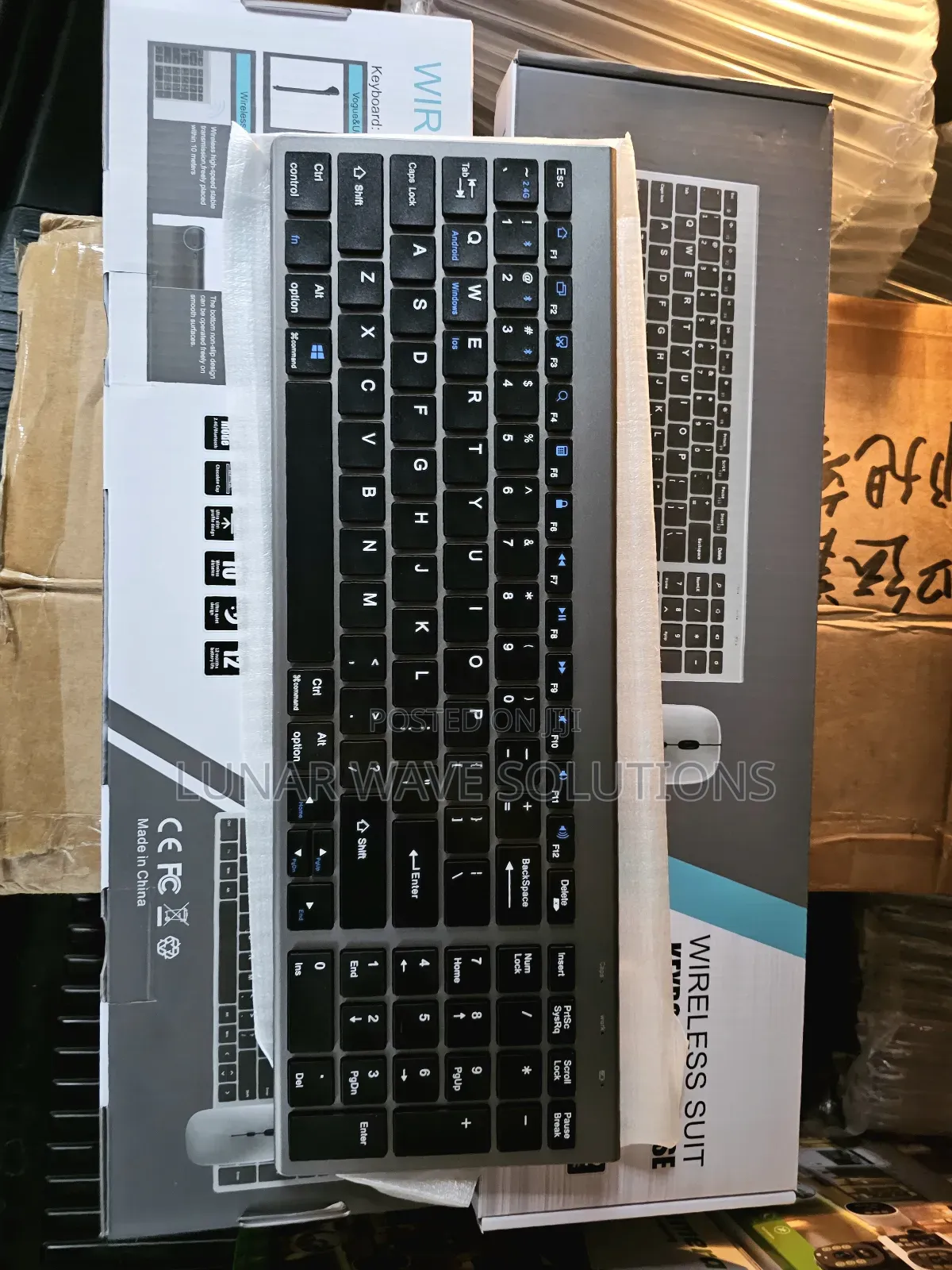 Wiresless Keyboard and Mouse(Mac/Android/Windows/Ios)