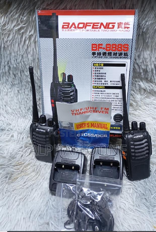 Baofeng Bf-888s Walkie Talkies in A" Pair"